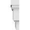Ekena Millwork 115" Bottom Width x 119 5/8" Top Width x 12 7/8"H x 1 1/4"P Stannis Crosshead CRH13X115ST - alternate 4